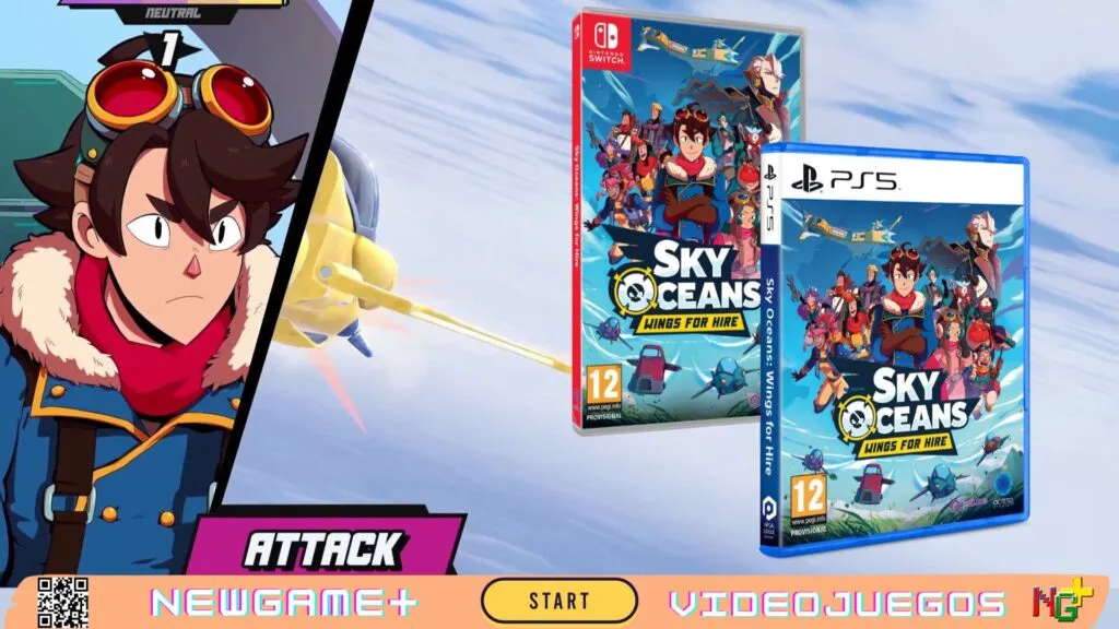 NGPNoticias Sky Oceans: Wings for Hire surca los cielos de PlayStation 5 y Nintendo Switch en formato físico