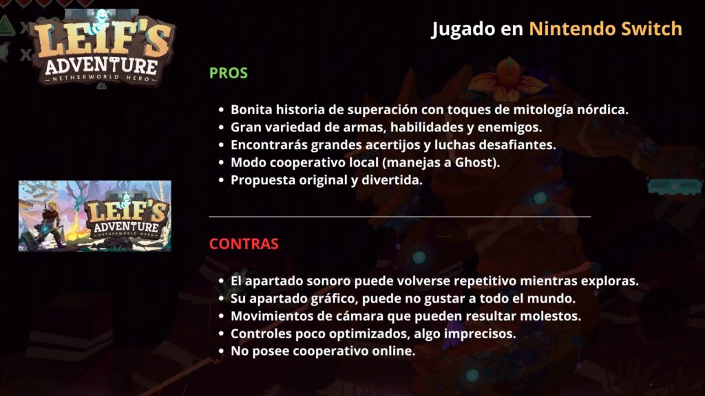 NGPNoticias [Análisis] Conviértete en el Héroe del Inframundo y Derrota al Verdugo de tu Hermano en Leif's Adventure: Netherworld Hero!!!