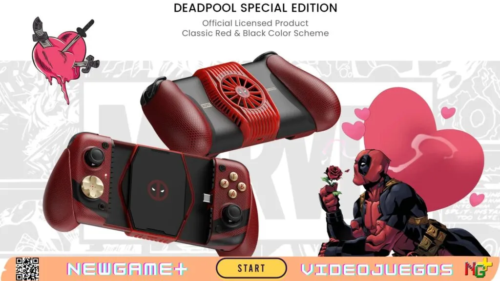 NGPNoticias Este mando no corta cabezas, pero sí el sobrecalentamiento: GameSir X3 Pro Deadpool Edition