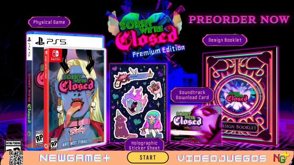 NGPNoticias Sorry We’re Closed llega a consolas con novedades y anuncia edición física premium