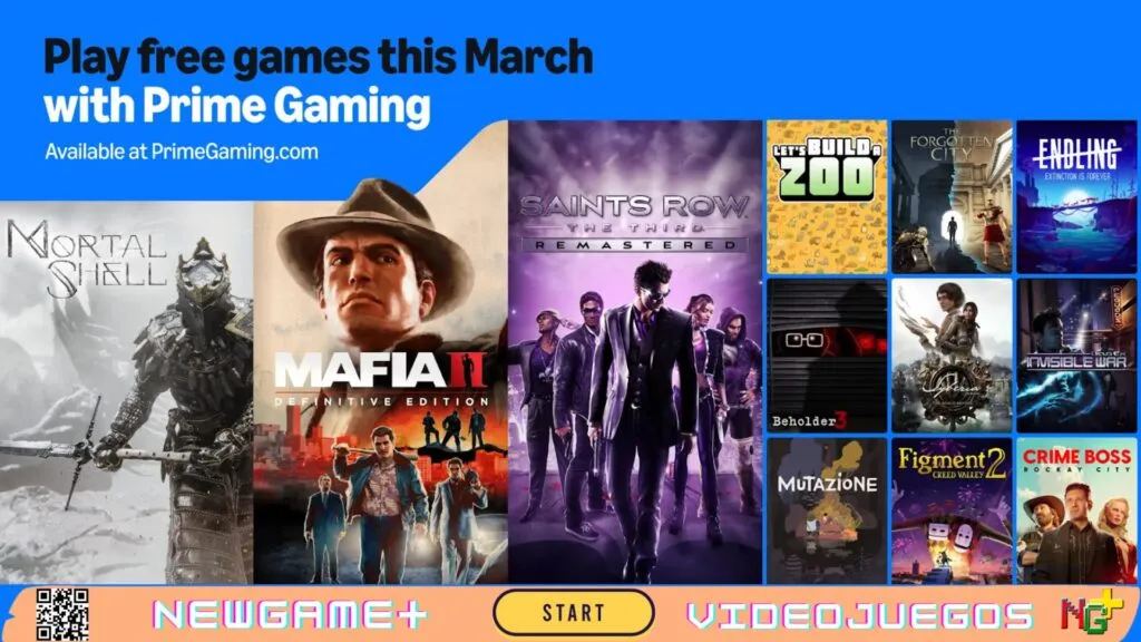 NGPNoticias Prime Gaming explota en marzo: Saints Row: The Third Remastered, Mafia II: Definitive Edition, Wolfenstein: The Old Blood y más