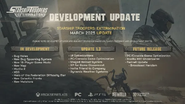 La batalla continúa: Starship Troopers: Extermination trae grandes actualizaciones 3 NGPNoticias La batalla continúa: Starship Troopers: Extermination trae grandes actualizaciones