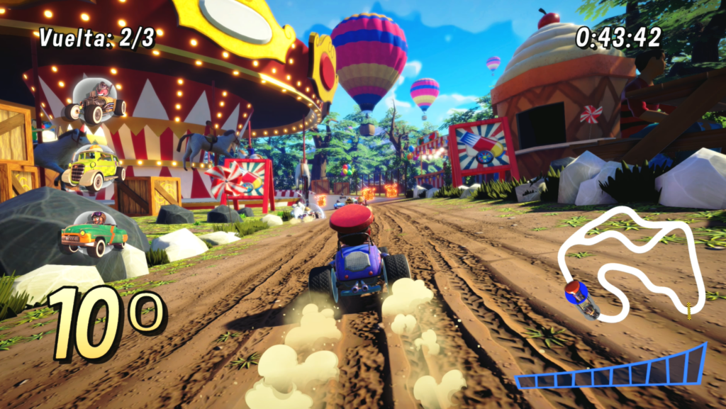 NGPNoticias [Análisis] ¿Cansado de Mario Kart? Hot Rod Mayhem Llega para un Sábado con tus Primos Hiperactivos