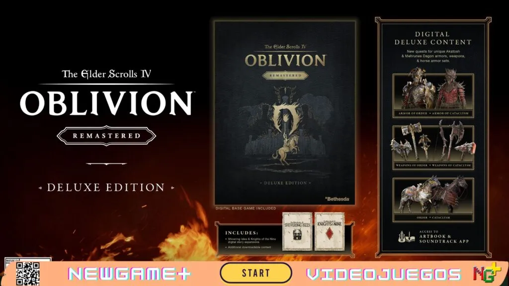 NGPNoticias Bethesda lanza por sorpresa The Elder Scrolls IV: Oblivion Remastered y ya está disponible