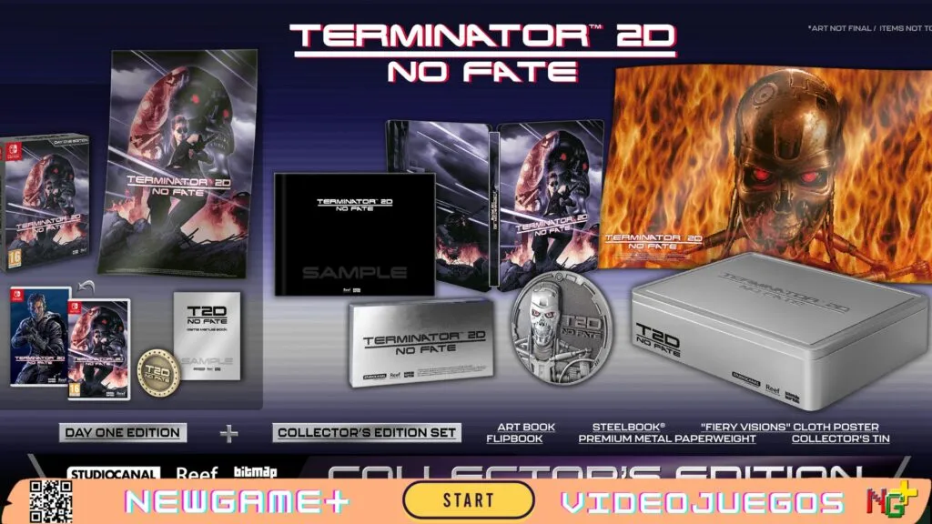 NGPNoticias ¡VOLVIÓ! El Terminator que amabas en glorioso 2D y físico - Terminator 2D: NO FATE