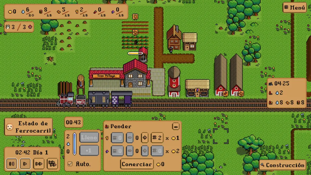¿SimCity en pixel-art adorable y con trenes relajantes? ¡Llega Iron Village! 1 NGPNoticias ¿SimCity en pixel-art adorable y con trenes relajantes? ¡Llega Iron Village!
