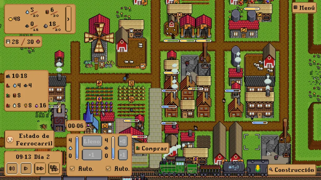 ¿SimCity en pixel-art adorable y con trenes relajantes? ¡Llega Iron Village! 2 NGPNoticias ¿SimCity en pixel-art adorable y con trenes relajantes? ¡Llega Iron Village!