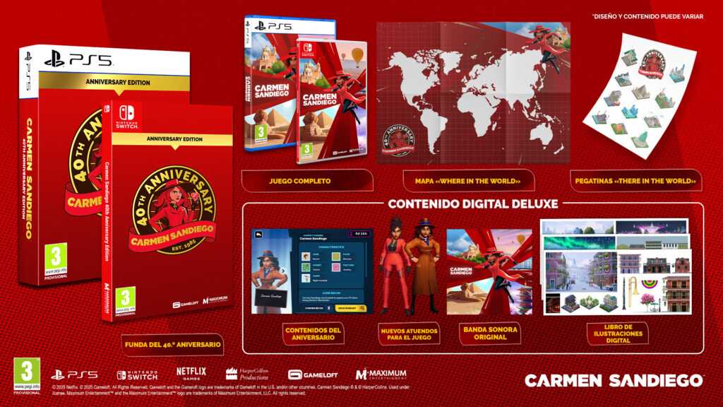 La gran ladrona ha vuelto… y esta vez, se lleva tu dinero - Análisis Carmen Sandiego 40th Anniversary Edition 11 NGPNoticias La gran ladrona ha vuelto… y esta vez, se lleva tu dinero - Análisis Carmen Sandiego 40th Anniversary Edition