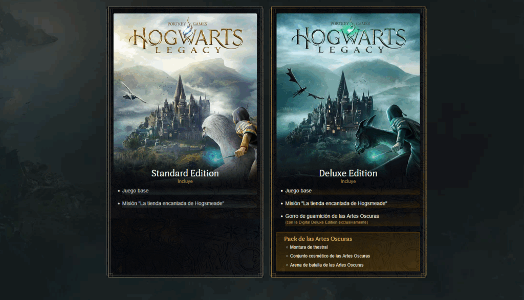Hogwarts Legacy ya se puede reservar en Nintendo Switch 2 1 Hogwarts Legacy ediciones Nintendo Switch 2