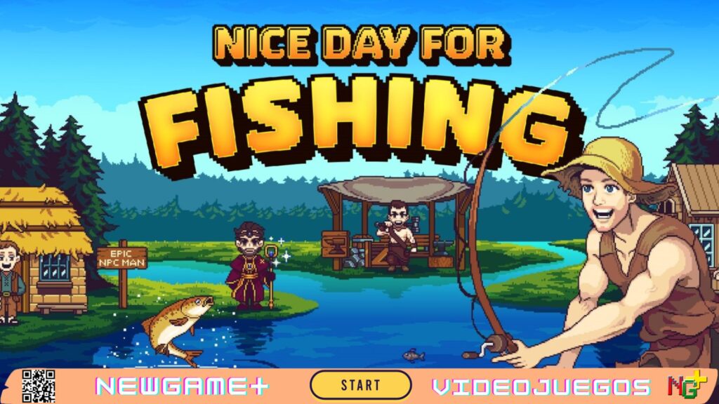 NGPNoticias Análisis Nice Day for Fishing: Pesca con aroma a ajo humor y RPG pixelado para relajarte