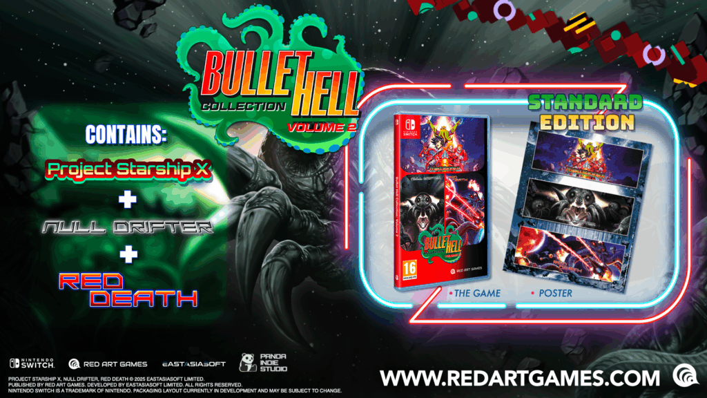 Caos cósmico y humor lovecraftiano en tu Nintendo Switch: Bullet Hell Collection: Volume 2 ya tiene fecha y formato físico 3 NGPNoticias Caos cósmico y humor lovecraftiano en tu Nintendo Switch: Bullet Hell Collection: Volume 2 ya tiene fecha y formato físico